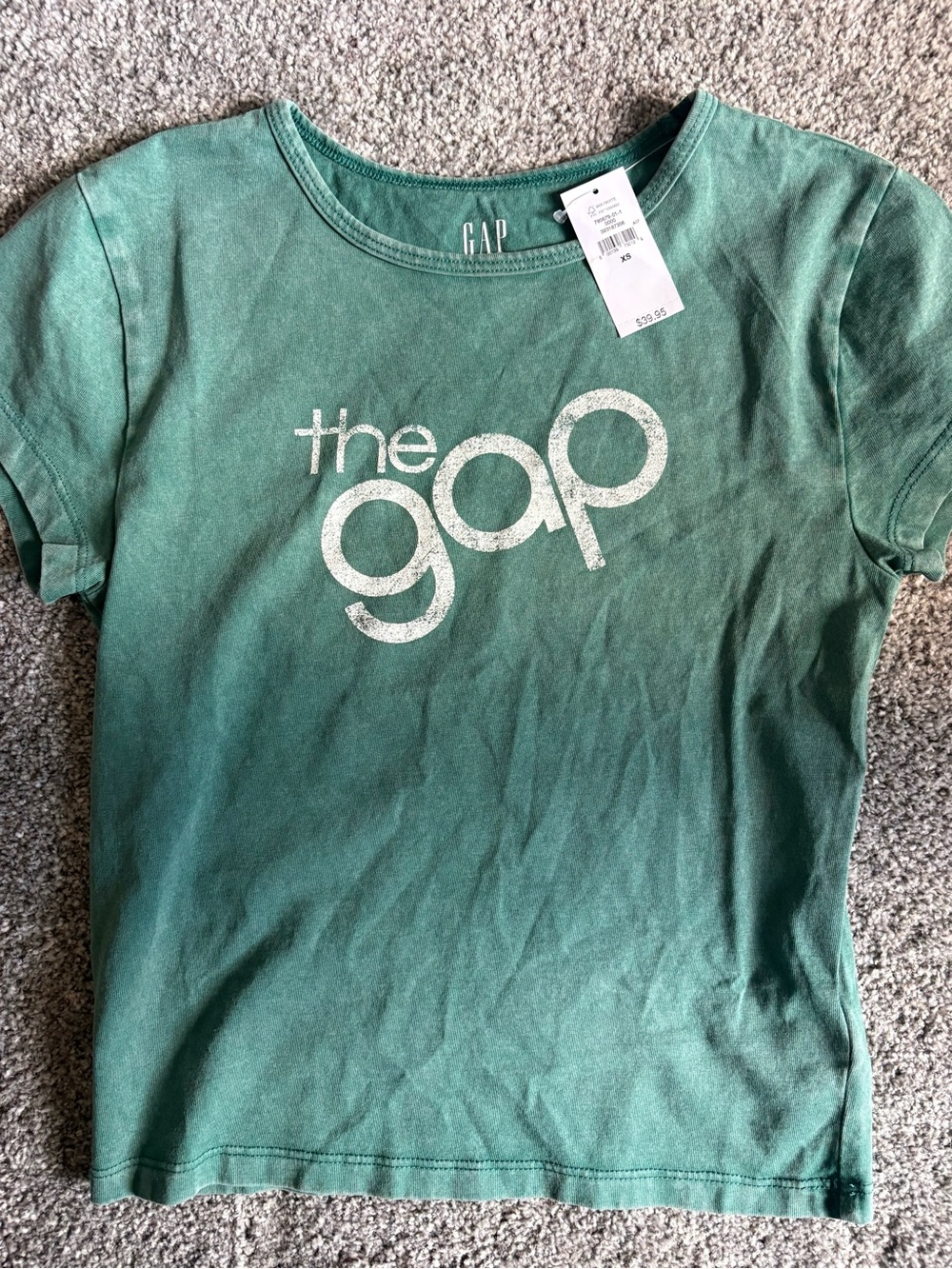 GAP Green Logo Short Sleeve Tee